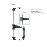 Πατζουρόβεργα Μαύρη Γαλβανιζέ Ζωγομετάλ 0089