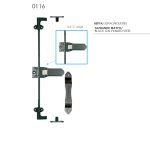 Πατζουρόβεργα Μαύρη Γαλβανιζέ Ζωγομετάλ 0116