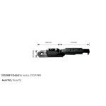 Μαύρο Στόπ Τοίχου Ανεμοστήριγμα Ζωγομετάλ 0097