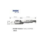 Ίνοξ 316 Στόπ Τοίχου Ανεμοστήριγμα Ζωγομετάλ 0097