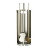 Ανοξείδωτο Ματ Εργαλεία Τζακιού Σε Κουβαδάκι Ζωγομετάλ Κ08-1180 - Image 2