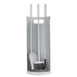 Λευκό Πάγου Εργαλεία Τζακιού Σε Κουβαδάκι Ζωγομετάλ Κ08-1180 - Image 2