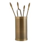 Μπρονζέ Εργαλεία Τζακιού Σε Κουβαδάκι Ζωγομετάλ Κ10-1190