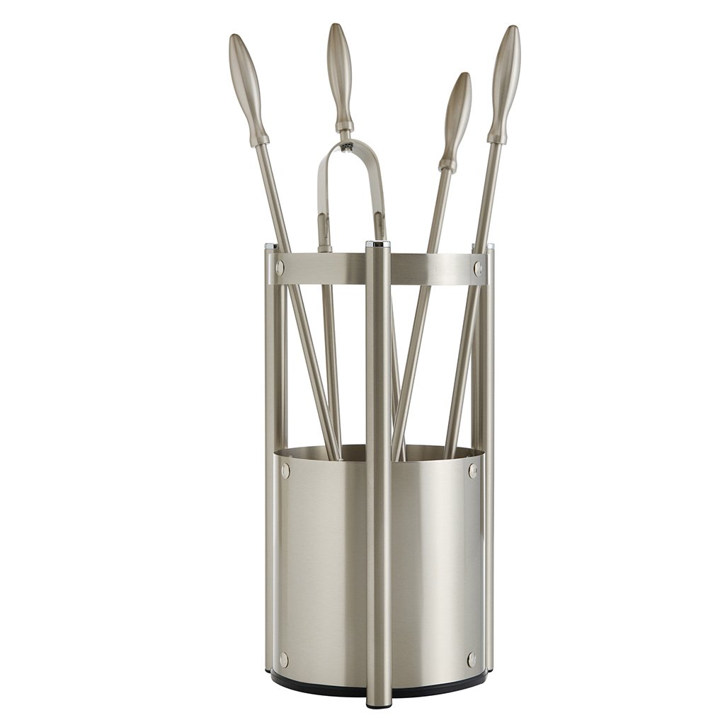 1190-k27n-1024x1024 Νίκελ Ματ Εργαλεία Τζακιού Σε Κουβαδάκι Ζωγομετάλ Κ27-1190 - Image 1