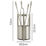 Όρο Ματ Εργαλεία Τζακιού Σε Κουβαδάκι Ζωγομετάλ Κ27-1190 - Image 2