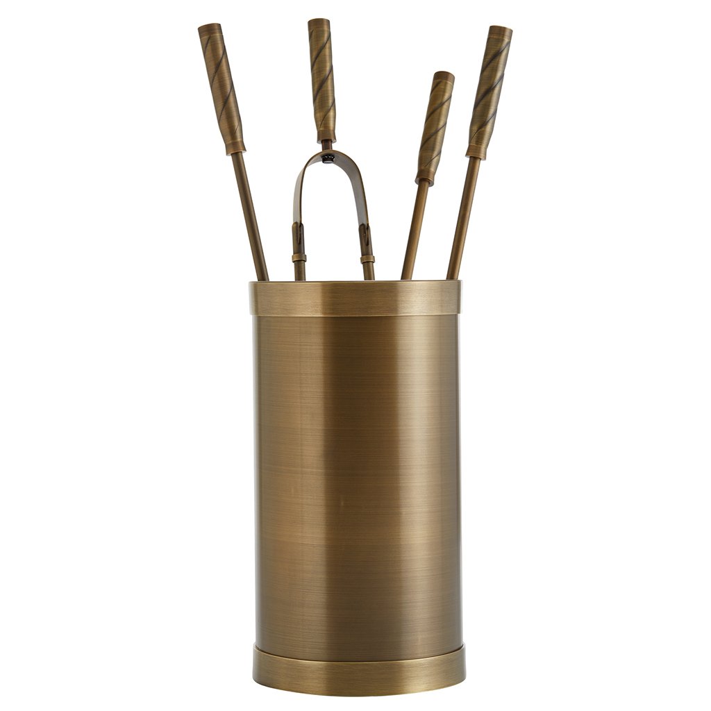 1195-k10b-1024x1024 Μπρονζέ Εργαλεία Τζακιού Σε Κουβαδάκι Ζωγομετάλ Κ10-1195 - Image 1