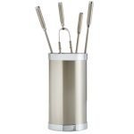 Νίκελ Ματ Εργαλεία Τζακιού Σε Κουβαδάκι Ζωγομετάλ Κ10-1200