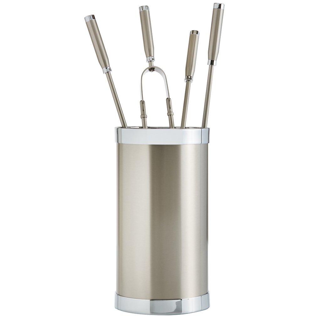 1200-k10n-1024x1024 Νίκελ Ματ Εργαλεία Τζακιού Σε Κουβαδάκι Ζωγομετάλ Κ10-1200 - Image 1