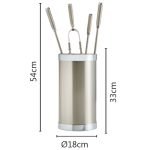 Όρο Ματ Εργαλεία Τζακιού Σε Κουβαδάκι Ζωγομετάλ Κ10-1200 - Image 2