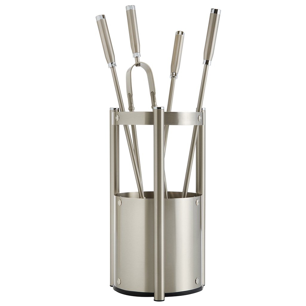 1200-k27n-1024x1024 Νίκελ Ματ Εργαλεία Τζακιού Σε Κουβαδάκι Ζωγομετάλ Κ27-1200 - Image 1