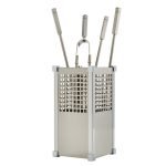 Νίκελ Ματ Εργαλεία Τζακιού Σε Κουβαδάκι Ζωγομετάλ Κ25-1215