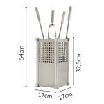 Νίκελ Ματ Εργαλεία Τζακιού Σε Κουβαδάκι Ζωγομετάλ Κ25-1215 - Image 2