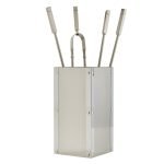 Νίκελ Ματ Εργαλεία Τζακιού Σε Κουβαδάκι Ζωγομετάλ Κ26-1215