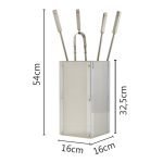 Όρο Ματ Εργαλεία Τζακιού Σε Κουβαδάκι Ζωγομετάλ Κ26-1215 - Image 2