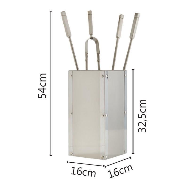 1215-k26ο-1024x1024a Μπρονζέ/Ορο Εργαλεία Τζακιού Σε Κουβαδάκι Ζωγομετάλ Κ26-1215 - Image 1