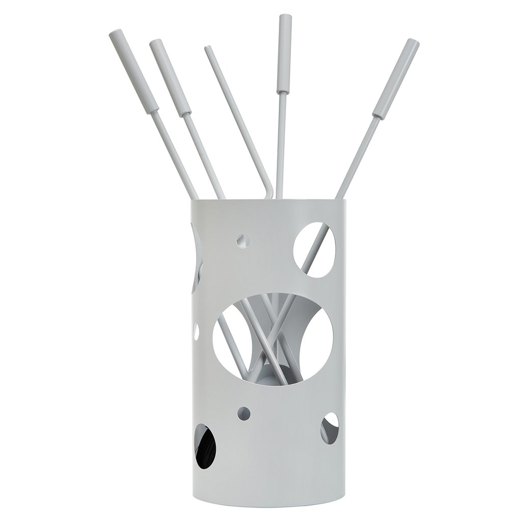 1230-K30W-1024x1024 Λευκό Πάγου Εργαλεία Τζακιού Σε Κουβαδάκι Ζωγομετάλ Κ30-1230 - Image 1