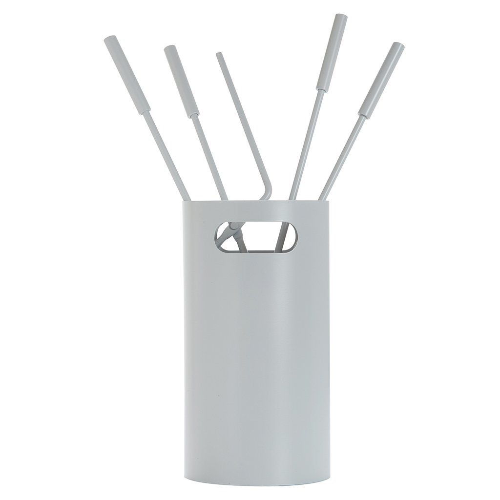 1230-K32W-1024x1024 Λευκό Πάγου Εργαλεία Τζακιού Σε Κουβαδάκι Ζωγομετάλ Κ32-1230 - Image 1