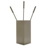 Καφέ Ελιάς Εργαλεία Τζακιού Σε Κουβαδάκι Ζωγομετάλ Κ36-1230