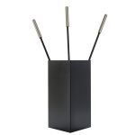 Μαύρο/Νίκελ Ματ Εργαλεία Τζακιού Σε Κουβαδάκι Ζωγομετάλ Κ36-1230