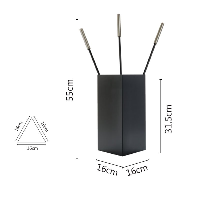 1230-K36W-1024x1024a Αντικέ Σκουριά/Ορο Ματ Εργαλεία Τζακιού Σε Κουβαδάκι Ζωγομετάλ Κ36-1230 - Image 1