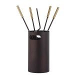 Αντικέ Σκουριά/Ορο Ματ Εργαλεία Τζακιού Σε Κουβαδάκι Ζωγομετάλ Κ32-1230