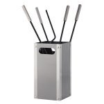 Ανοξείδωτο Ματ Εργαλεία Τζακιού Σε Κουβαδάκι Ζωγομετάλ Κ34-1235