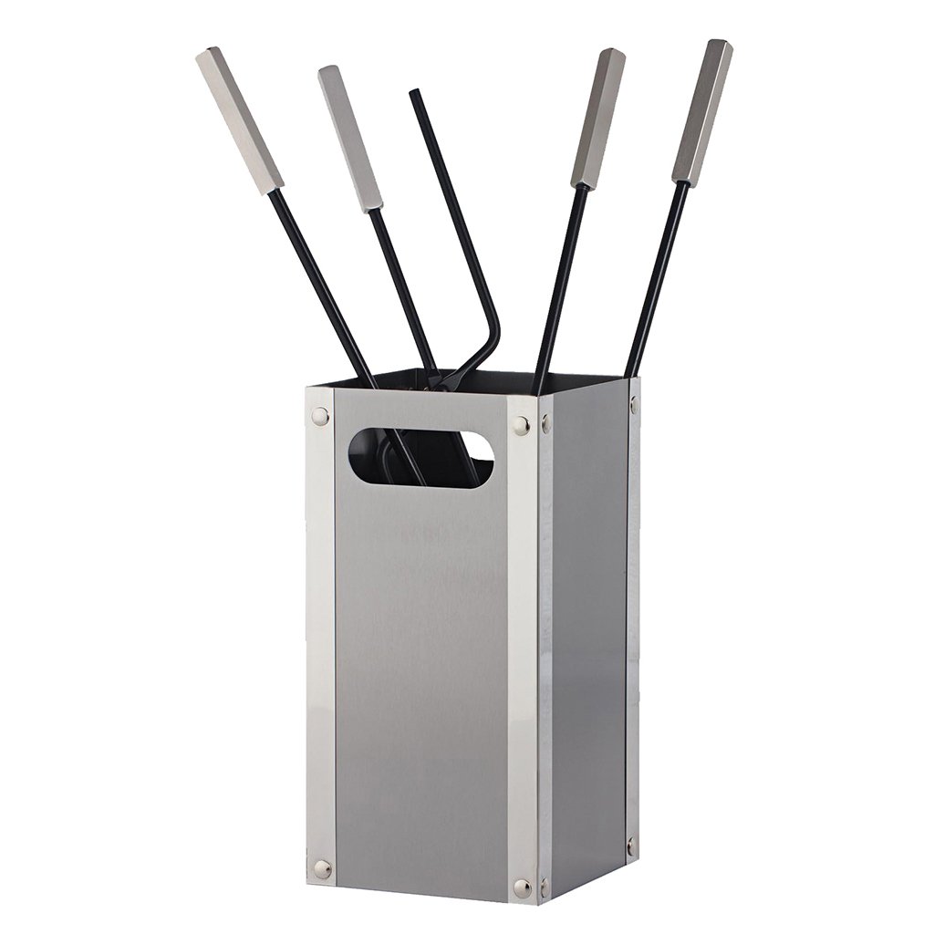 1235-k34nm-1024x1024 Ανοξείδωτο Ματ Εργαλεία Τζακιού Σε Κουβαδάκι Ζωγομετάλ Κ34-1235 - Image 1