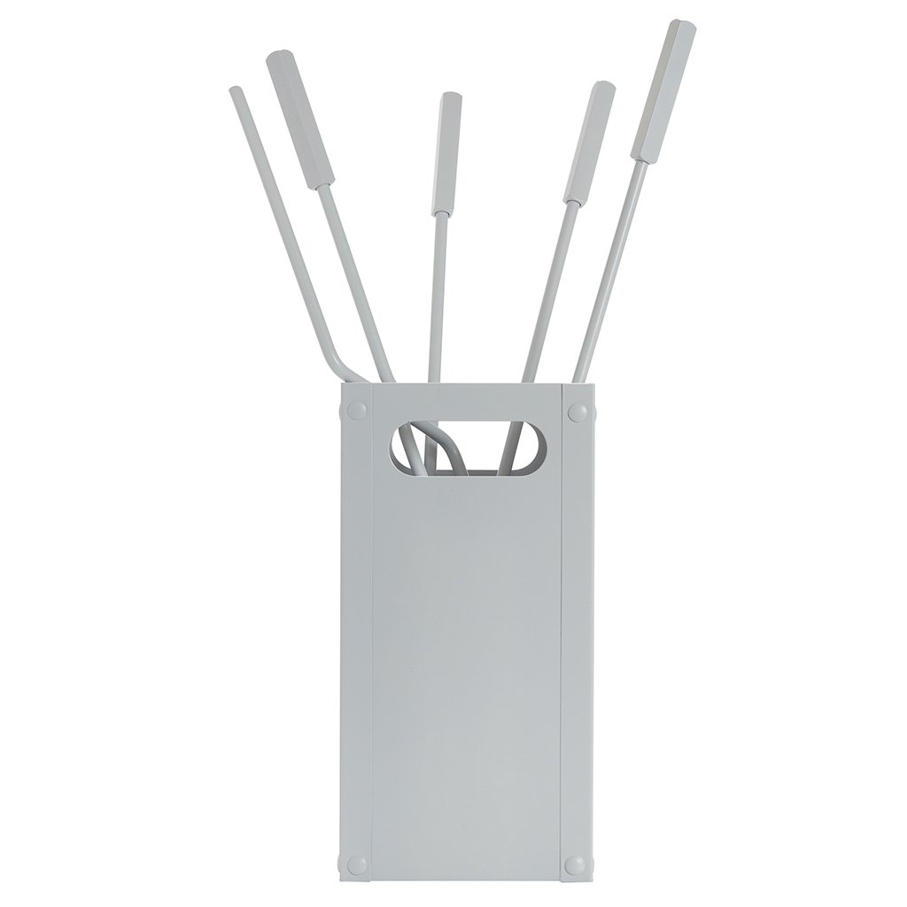 1235-k34w-1024x1024 Λευκό Πάγου Εργαλεία Τζακιού Σε Κουβαδάκι Ζωγομετάλ Κ34-1235 - Image 1