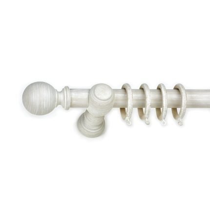 Ξύλινο Κουρτινόξυλο Anartisi Clasico linen