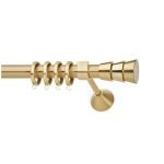 Μεταλλικό Κουρτινόξυλο - Νίκελ Ματ - Φ25 – 25316