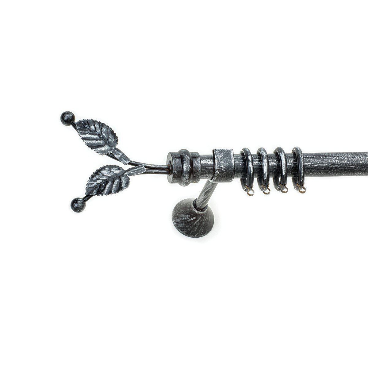 25368 Σφυρίλατο Κουρτινόξυλο – Μαύρο – 25368 - Image 1