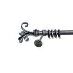 Σφυρίλατο Κουρτινόξυλο – Μαύρο – 25369