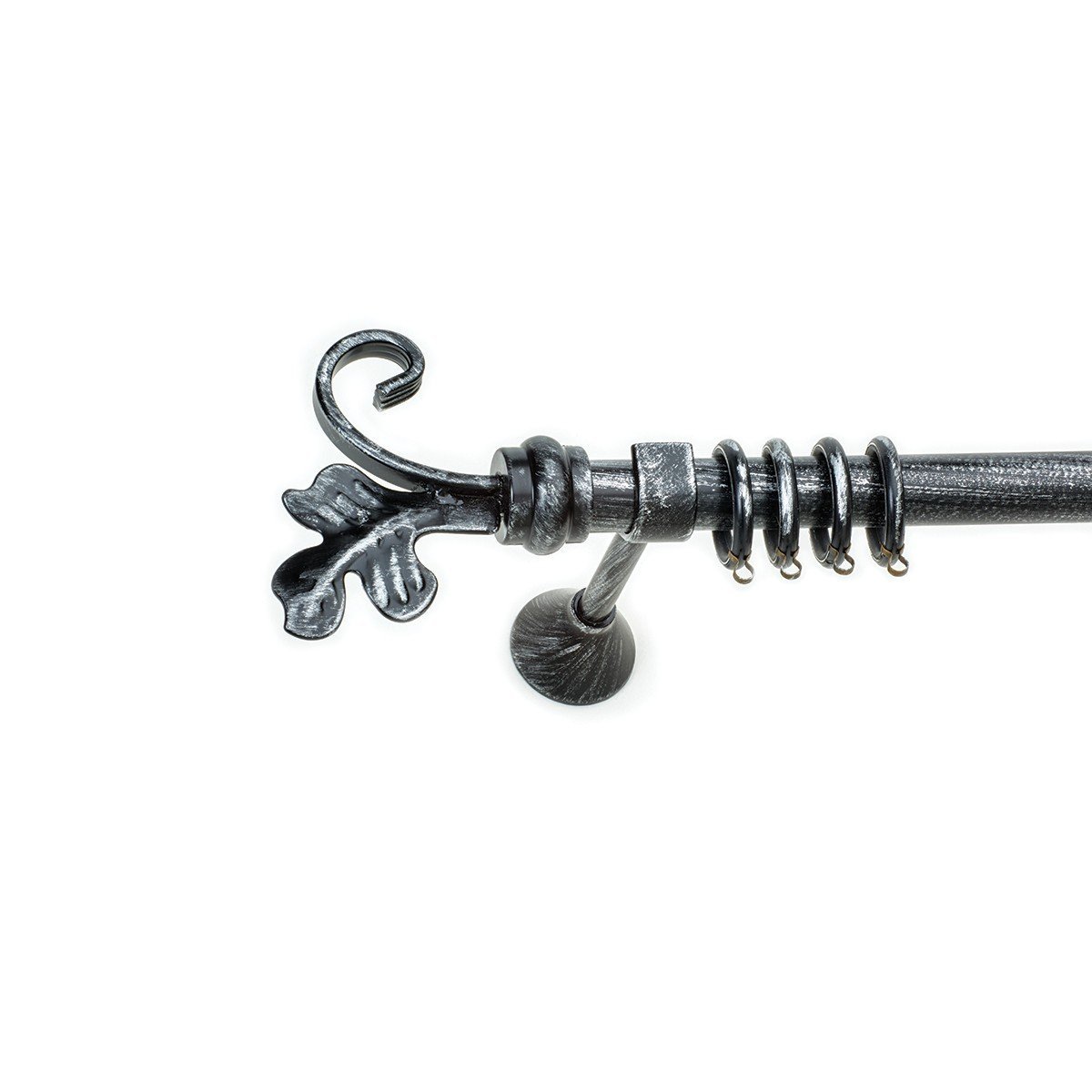 25369 Σφυρίλατο Κουρτινόξυλο – Μαύρο – 25369 - Image 1