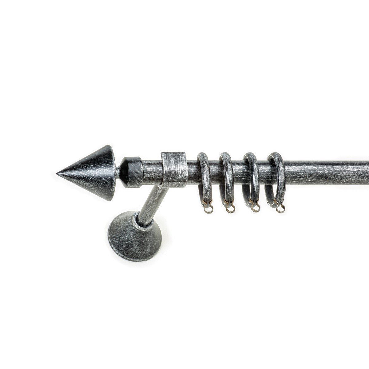 25388 Σφυρίλατο Κουρτινόξυλο – Μαύρο – 25388 - Image 1