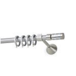 Μεταλλικό Κουρτινόξυλο - Νίκελ Ματ - Φ20 – 25533