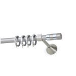 Μεταλλικό Κουρτινόξυλο - Νίκελ Ματ - Φ20 – 25536