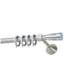 Μεταλλικό Κουρτινόξυλο - Νίκελ Ματ - Φ20 – 25539