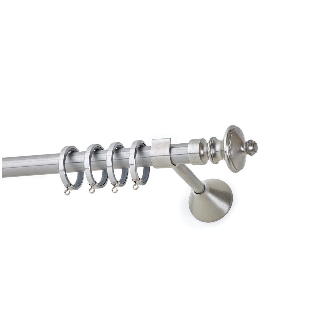 25872 Μεταλλικό Κουρτινόξυλο - Νίκελ Ματ - Φ20 – 25872 - Image 1