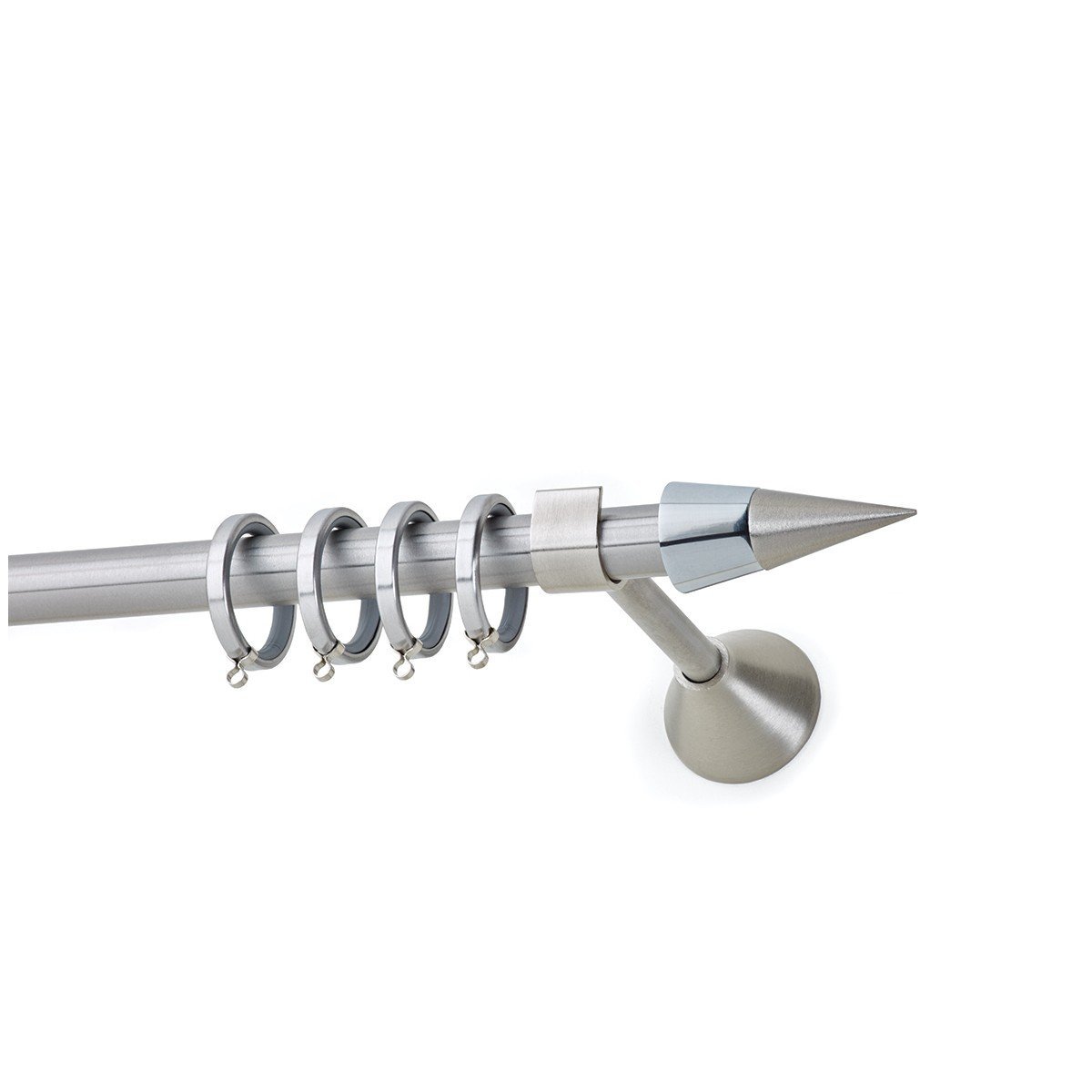 25876 Μεταλλικό Κουρτινόξυλο - Νίκελ Ματ - Φ20 – 25876 - Image 1