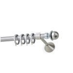 Μεταλλικό Κουρτινόξυλο - Νίκελ Ματ - Φ20 – 25905