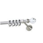 Μεταλλικό Κουρτινόξυλο - Νίκελ Ματ - Φ20 – 25917