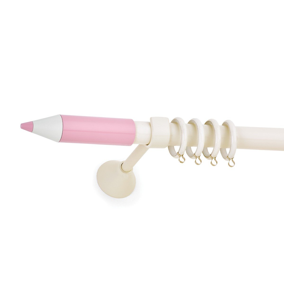 25932 Παιδικό Κουρτινόξυλο – Pencil Ρόζ – 25932 - Image 1