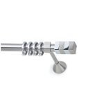 Μεταλλικό Κουρτινόξυλο - Νίκελ Ματ - Φ25 – 26102