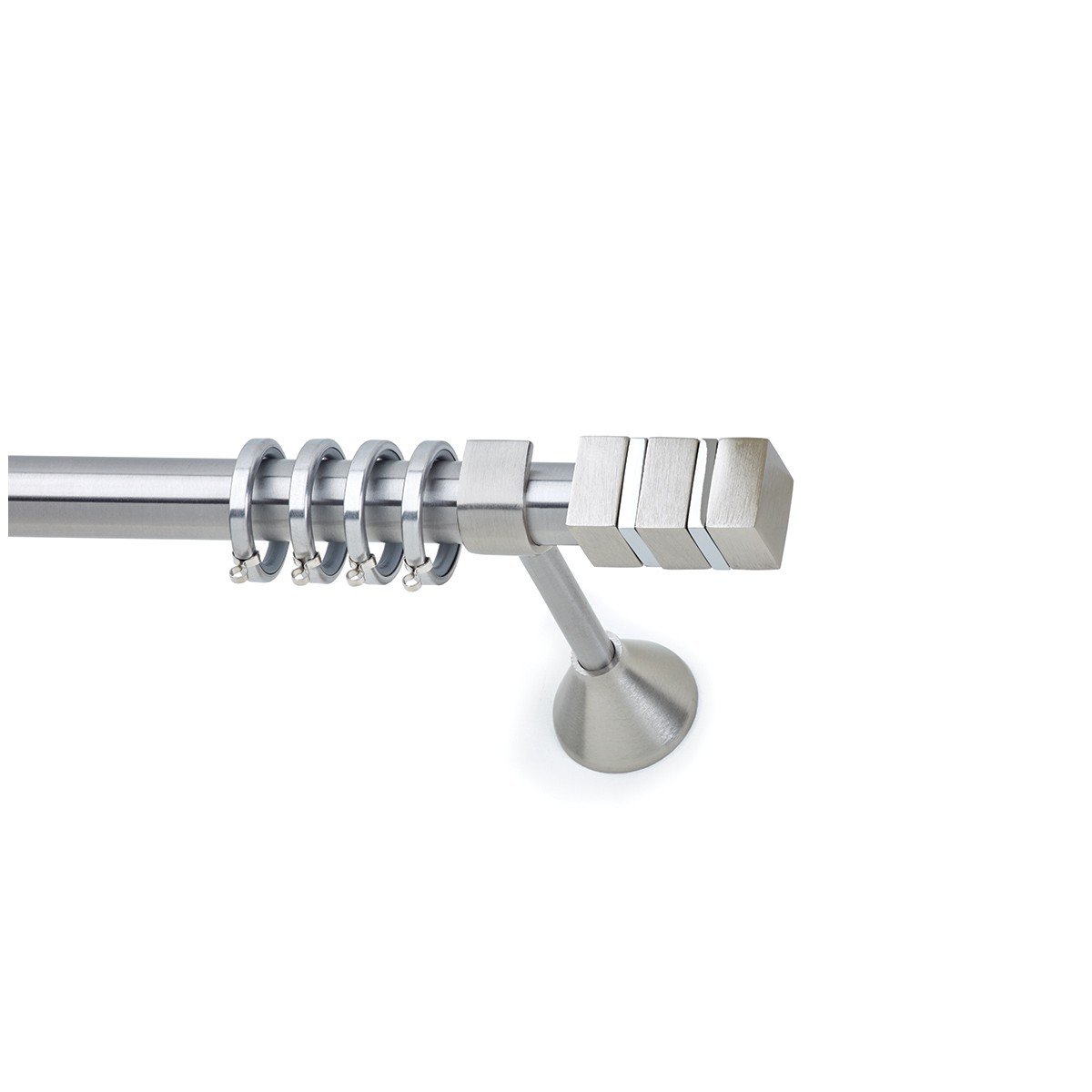 26108 Μεταλλικό Κουρτινόξυλο - Νίκελ Ματ - Φ25 – 26108 - Image 1