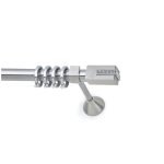 Μεταλλικό Κουρτινόξυλο - Νίκελ Ματ - Φ25 – 26124