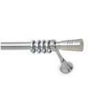 Μεταλλικό Κουρτινόξυλο - Νίκελ Ματ - Φ25 – 26167