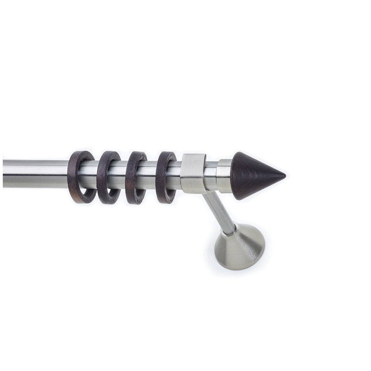 26241 Μεταλλικό Κουρτινόξυλο - Νίκελ Ματ - Φ25 – 26241 - Image 1