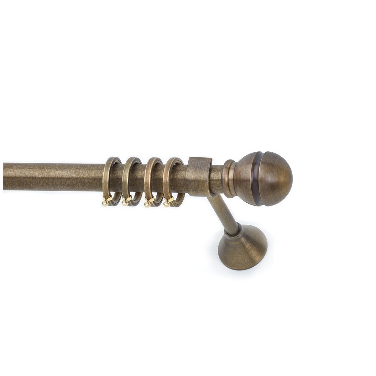 26297 Μεταλλικό Κουρτινόξυλο - Νίκελ Ματ - Φ25 – 26297 - Image 1