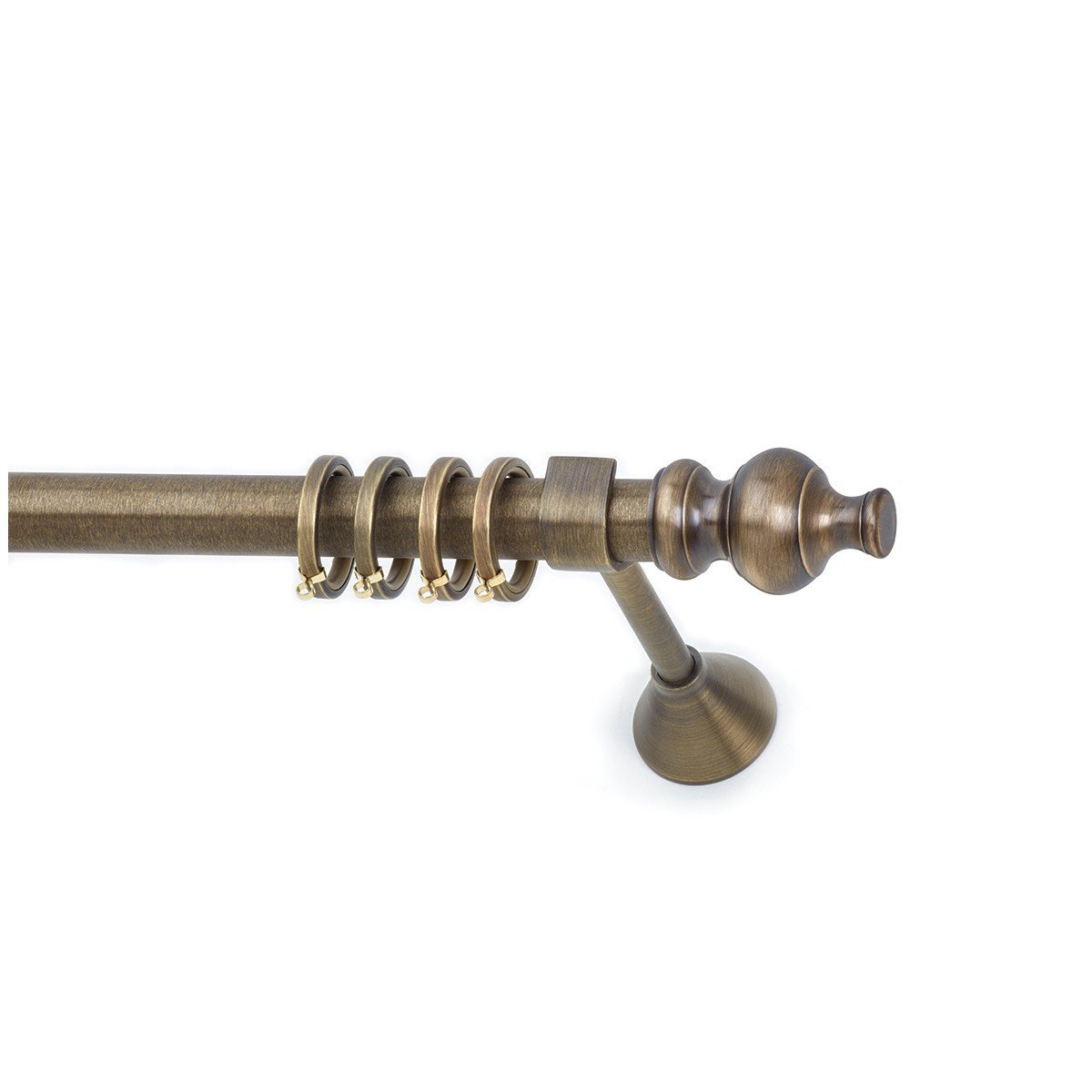 26299 Μεταλλικό Κουρτινόξυλο - Μπρονζέ - Φ25 – 26299 - Image 1