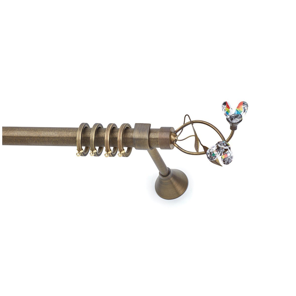 26305 Μεταλλικό Κουρτινόξυλο - Μπρονζέ - Φ25 – 26305 - Image 1